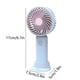 thumbnail image 3 of Ventilador turbo de mano, recargable por USB, silencioso, para dormitorio de estudiantes, oficina, portátil, con turbina eólica, 3 of 6