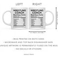 thumbnail image 5 of CTDream Funny 11oz. Ceramic Coffee Tea Mug Thank You Gift, Wrestling Coach Nutritional Facts, 1-Pack, 5 of 7