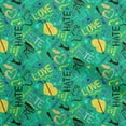 thumbnail image 1 of oneOone Silk Tabby Sea Green Fabric Abstracts Diy Clothing Quilting Fabric Print Fabric By Yard 42 Inch Wide, 1 of 5