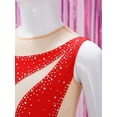 thumbnail image 4 of Sholeno Toddler Girls Sparkly Ballet Dance One Piece Outfit Tank Unitard Tumbling Biketard Gymnastic Leotard Red 14, 4 of 7