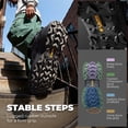 thumbnail image 6 of NORTIV 8 Men's Waterproof Hiking Shoes Non-Slip Lightweight for Walking Comfort Outdoor Trekking Camping Climbing Daily Fashion Sneakers Armadillo FieldLite, 6 of 8