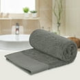 thumbnail image 2 of Unique Bargains Absorbent Cotton Hand Towels Set of 2, 16" x 30" Gray, 2 of 8