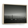 thumbnail image 2 of Designart "Monochromatic Meadow Serenity" Meadow Floater Framed Wall Art Living Room, 2 of 5