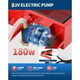 thumbnail image 7 of GARVEE 25 Gallon Low Profile Oil Drain Pan with Electric Pump,12V Oil Change Pan Metal with 8FT Hose & Folding Handle for Cars,SUVs,Trucks,Buses,RVs,Red, 7 of 7