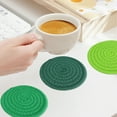 thumbnail image 5 of Ikohbadg Woven Round Non-Slip Cotton Placemats, 6pcs Thermal Insulation Table Coasters with Storage Holder, Durable Kitchen Trivets, Easy to Clean Hot Pads for Dining Table, 5 of 6