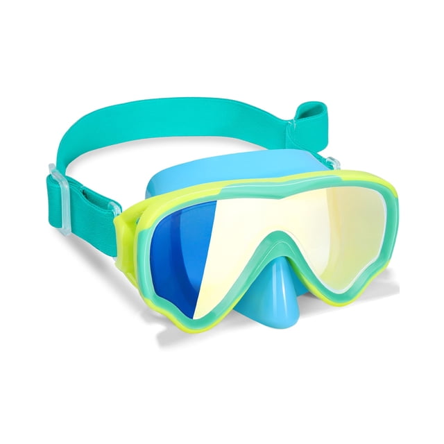 Gafas de natación ITOWE Kids con correa de tela de 6 a 14 años de protección UV