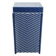 thumbnail image 4 of Furniture of America Tropaz Aluminum Patio Trash Can, Navy, 4 of 10