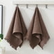 thumbnail image 4 of Toallas de manos beige 14x30 pulgadas, pack de 2 - Toallas de baño altamente absorbentes y suaves para baño, toallas multiusos de hotel, 75x35cm, marrón, rosa, 4 of 7