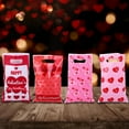 thumbnail image 6 of YIEMEEN Pack of 50pcs Valentine's Day Bags Candy Biscuit Flat Pocket OPP Handbags, 6 of 18