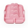 thumbnail image 3 of Silicone Taco Plate Holder with Dividers, Reusable Taco Tray with Handle for Party, Taco Bar Serving, Dishwasher and Microwave Safe, Ideal for Family Meals, Entertaining & Baking, 3 of 10