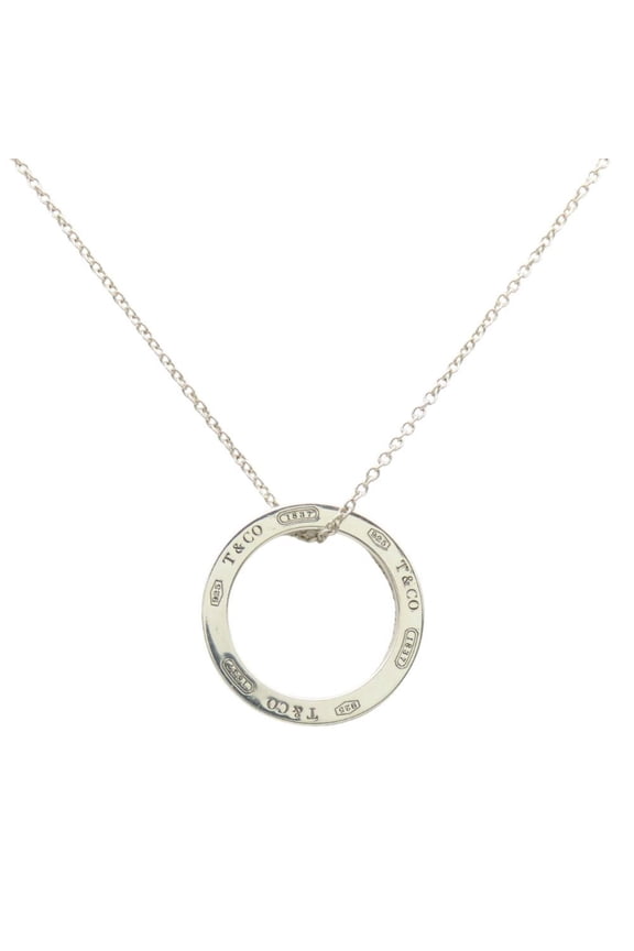 Pre-Owned Tiffany & Co. 1837 Circle Necklace, SV925, approximately 3.8g, silver... (Good)
