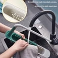 thumbnail image 2 of Onwddarefy Sink Storage Rack,Onddarefy Updated Telescopic Sink Storage Rack Adjustable,Multipurpose Kitchen Sink Organizer with Towel Hanger (Black), 2 of 7