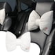 thumbnail image 1 of Juego universal de cojines para asientos de coche con soporte lumbar y reposacabezas - negro, 40x32cm, poliéster y algodón - para sillas de oficina y vehículo, 1 of 6