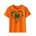 thumbnail image 1 of FAIWAD Hauts pour Enfants pour la Saint-Patrick Manches Courtes Col Rond Ample Confortable Chandail Garçons Filles T-Shirts Imprimés Mignons, 1 of 4