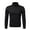 Black, variant on Fleece Pullover High Neck Solid Color Slim Long Sleeve Men's Bottoming Shirt