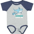 thumbnail image 3 of Inktastic My Cousin Loves Me with Cute Sharks Boys or Girls Baby Bodysuit, 3 of 5