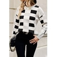 thumbnail image 4 of a.Jesdani Elegant Plaid Drop Shoulder Sweater - Versatile & Chic for Any Event, 4 of 5