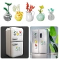 thumbnail image 2 of Ceramics Vase Fridge Magnet 5pcs Mini Diy 3D Creative Mensaje STICKE (C), 2 of 8