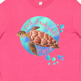 thumbnail image 4 of Inktastic Fort Lauderdale, Florida Swimming Sea Turtle with Bubbles Youth T-Shirt, 4 of 5