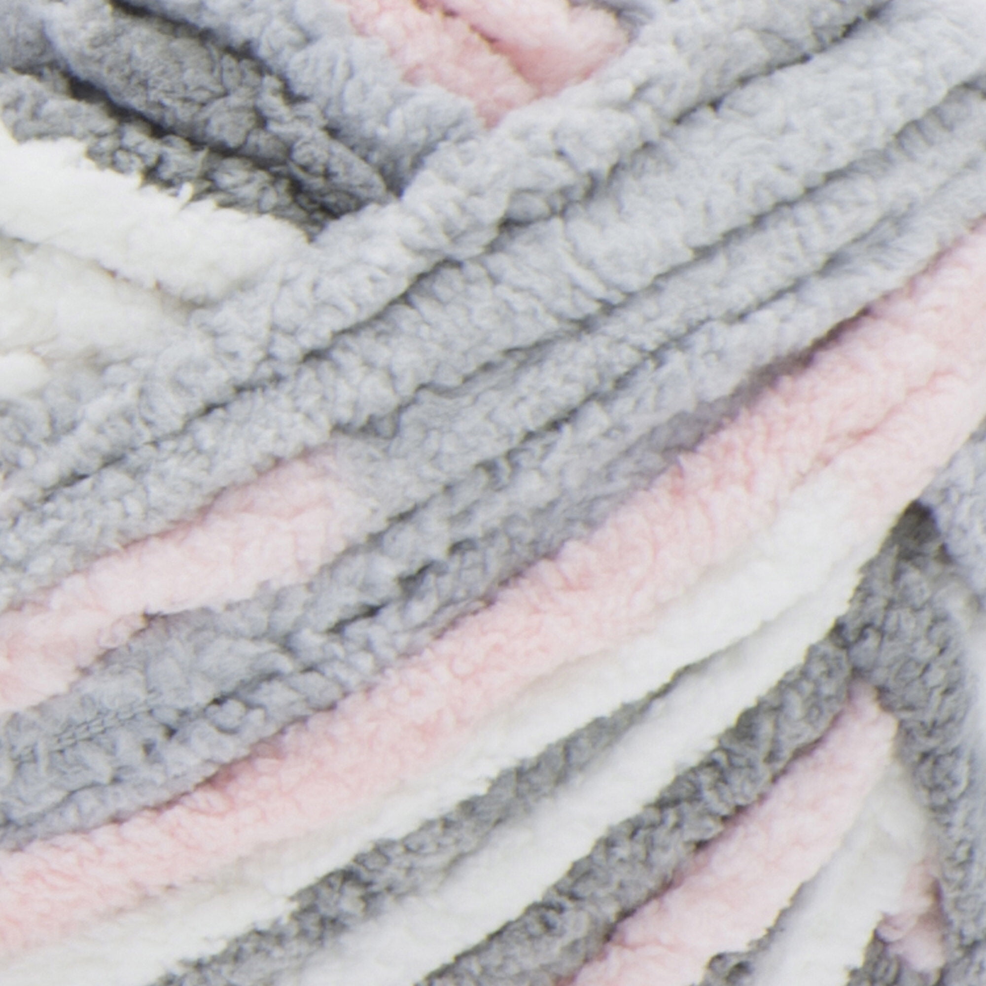 Bernat Baby Blanket Yarn 3.5 Oz Blue/Gray/White 2 Skeins BNWT