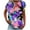 style02-Purple, variant on Gamivast Womens Summer Boho Floral Print Short Sleeve Button Up Dressy Casual Blouses V Neck T Shirt Tunic Tops Purple S Juniors Placed Recently by Me,the Past Month