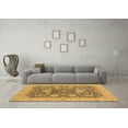 thumbnail image 3 of Ahgly Company Indoor Square Abstract Brown Modern Area Rugs, 4' Square, 3 of 4