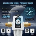 thumbnail image 4 of VEVOR Spin Down Filter, 40 Micron Whole House Sediment Filter for Well Water, 3/4" MNPT, 4 T/H High Flow Rate, for Whole House Water Filtration Systems, Well Water Sediment Filter, 4 of 9