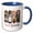 Blue/White, variant on 3drose, Sweet Screams. Gorgeous Brushstroke Art. Adorable Halloween Gift, 11oz Mug