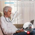thumbnail image 3 of Large Hands Free Magnifying Glass with Light and 50 Ultra-Bright for LEDs Reading Repair Sewing Low Vision Elderly Full Page Size, 3 of 5