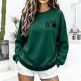 thumbnail image 7 of Jsaierl Women's Halloween Sweatshirts Spooky Print Pullovers Fall Loose Fit Round Neck Long Sleeve Sweater Tops Halloween Costumes, Sizes S-2XL, 7 of 7