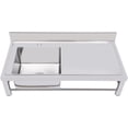 thumbnail image 6 of Fichiouy Stainless Steel Freestanding Sink for Home and Kitchen Easy to Clean, 6 of 9