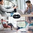 thumbnail image 3 of Lovote Donut Pillow Memory Foam Seat Cushion Hemorrhoid Tailbone Cushion Pain Relief， Black, 3 of 6