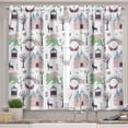thumbnail image 2 of Ambesonne Fantasy World Valance & Curtain, Castles Dragons Deers, 55"x45", Multicolor, 2 of 7