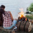 thumbnail image 3 of Canvas Firewood Wood Carrier Bag Wooden Canvas Bag, 3 of 3