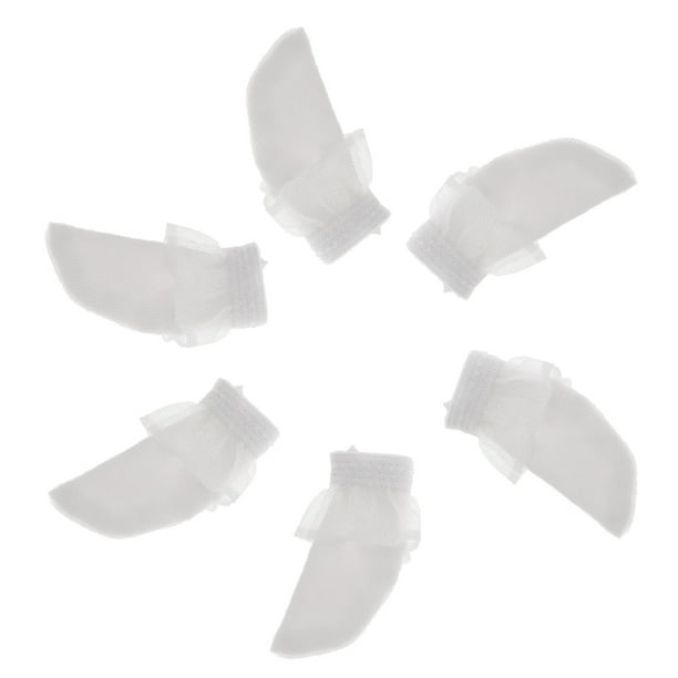 Calcetines de Encaje para Trajes de Vestir Sunnimix 3 Pares Blythe Blanco