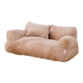 thumbnail image 2 of Sofá cama para gatos, camas para perros, lavable, con parte inferior antideslizante, mini sofá para perros, sofás cama, nido para gatos de interior , CAFÉ Café, 2 of 8