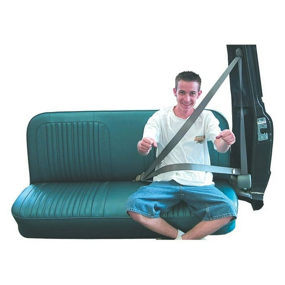 Brothers Trucks BELTKT4-3GREY Seat Belt Kit - 3 Point - Grey - Pair