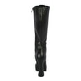 thumbnail image 6 of Ellie Shoes E-Easy Lace Up Knee Boots with 5 Inch heel 5 / Black PU, 6 of 6