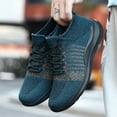 thumbnail image 5 of Ierhent Mens Shows Men's High Top Canvas Sneakers Lace Up Classic Casual Walking Shoes Blue,40, 5 of 8