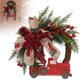 thumbnail image 3 of Christmas Wreath Door Hangin Add Christmas Vibe Large Hanging Wreath for Family Friend Neighbor Gift, 3 of 5