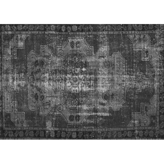 Ahgly Company Indoor Rectangle Persian Gray Bohemian Area Rugs, 7' x 10'