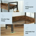 thumbnail image 2 of Greenstell 6-Tier Industrial Bookcase for Living Room, Bedroom, and Office, 24" Wide Storage Rack with Open Shelves,Rustic Brown, 2 of 7