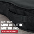 thumbnail image 3 of Estuches Gig Bag Gator acolchados con espuma para miniguitarra acústica, 3 of 9