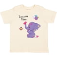 thumbnail image 3 of Inktastic Yara Happy Mothers Day Purple Elephant and Bee Gorgeous Girls Toddler T-Shirt, 3 of 5