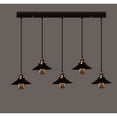 thumbnail image 3 of Hollie Adjustable Cord 5-light Edison Lamp with Bulbs, 3 of 3