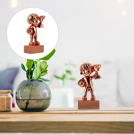LULULION Resin Award Cup Soccer Trophy Brown Party Game Favors for Decor
