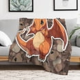 thumbnail image 4 of Pokemon Charizard Throw Blanket Cute Flannel for Boys Girls Men Women, 4 of 7