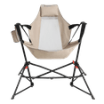 thumbnail image 3 of Leumius 2 Pack Hammock Camping Chair,Oversized Folding Camping Chair with Pillow Cup Holder, Recliner with Carry Bag for Outdoor Travel Lawn Backyard,Khaki, 3 of 10