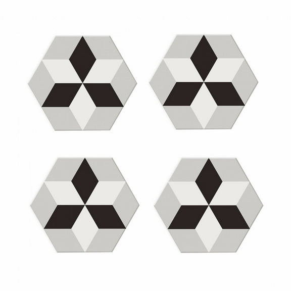 AUQ Cork Coasters,High-Quality Diatomite Material Coasters for Drinks,Stylish Non-Slip Design Cup Coaster,Alaskan Dogs