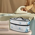 thumbnail image 2 of HELLHERO Santa Claus Snowflake Pattern Steam Irons Storage Bag Compatible with Most Iron Garment Steamer Box Travel Steamer Holder Easy to Clean, Bag Only, 2 of 6